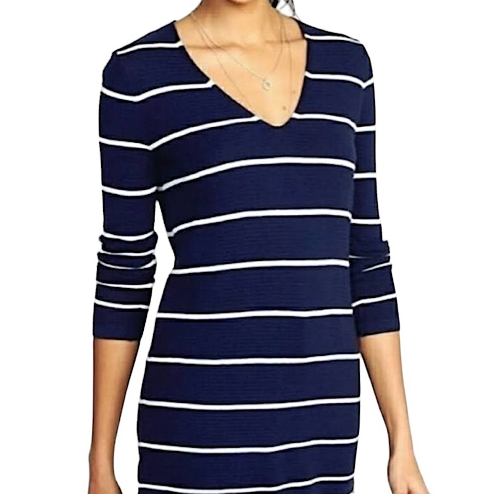 OLD NAVY: Women’s V-Neck Textured Striped Sweater -Size Large